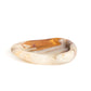 Stone bowl with a natural finish on a white background